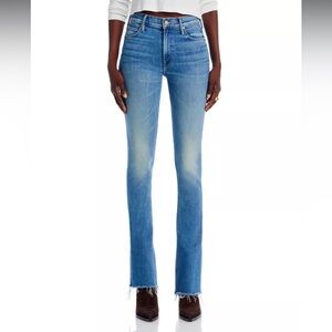MOTHER Denim - The Runaway Fray High Rise Bootcut Jeans - size 30